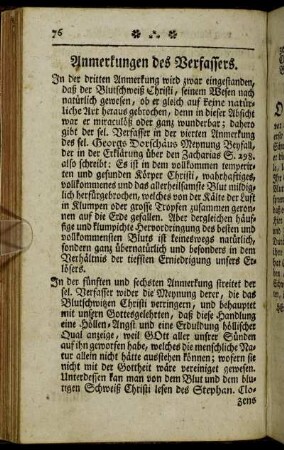 Anmerkungen des Verfassers. - Zusatz des Herausgebers.
