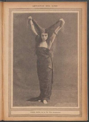 Artistas del cine: Theda Bara, de la Fox Film Corporation - [Fotografía]
