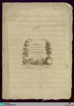 Sinfonie à grand orchestre : Oeuvre 13me Livre [hs.: 3]