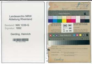 Entnazifizierung Heinrich Gerding , geb. 05.03.1901 (Beamter)