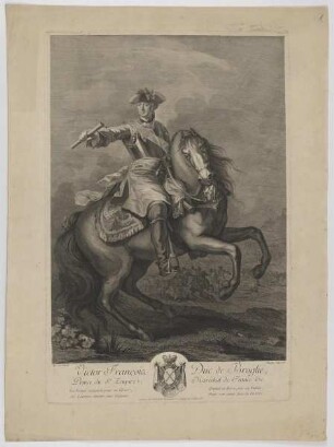 Bildnis des Victor Francois de Broglie