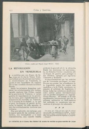 La revolución en Venezuela.