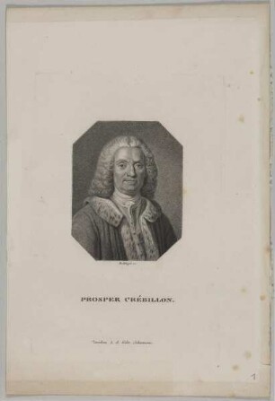 Bildnis des Prosper Crébillon