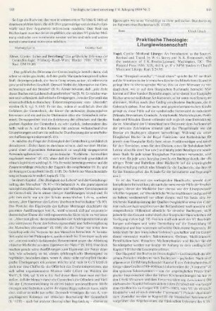 143-144 [Rezension] Altner, Günter, Leben auf Bestellung?