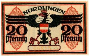 Geldschein / Notgeld, 20 Pfennig, 2.10.1918