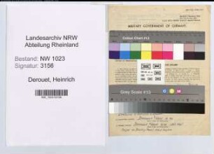 Entnazifizierung Heinrich Derouet , geb. 24.07.1910 (Holzarbeiter)