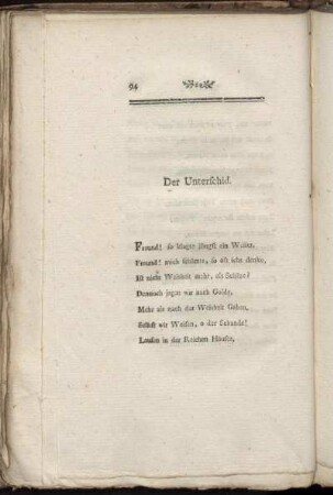 Der Unterschied. - Der Nordwind.