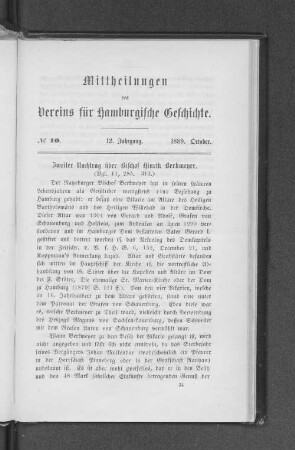 Zweiter Nachtrag über Bischof Hinrik Berkmeyer. : (Vgl. 11, 285. 313.)