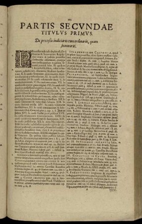Titulus Primus. De proceßu iudiciario tam ordinario, quam summario. - Titulus Septimus. De Exceptionibus & Replicationibus.