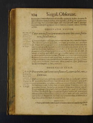 Observatio XXXIX. Procurator, quilitem contestatus est, citari debet, non Dominus.