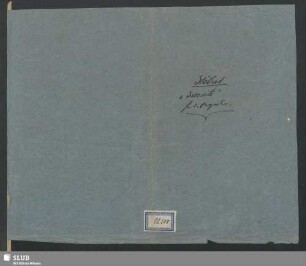 Sonatas - Mus.2450-U-1 : org