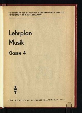 1978: Klasse 4