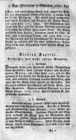 Viertes Kapitel. Geschichte der westl. europ. Staaten