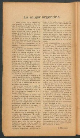La mujer argentina