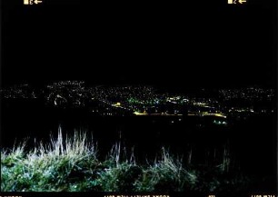 Reutlingen: nächtliche Stadt von der Achalm