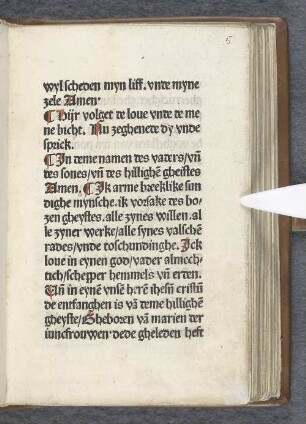 Hijr volget de loue vnde de mene bicht