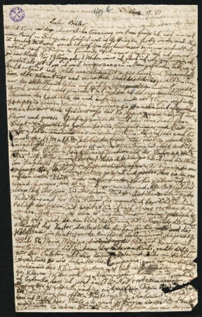 Brief 40b: 18.11.1860, Nöldeke an Bühler