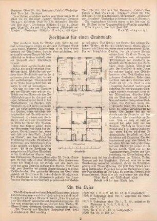An die Leser