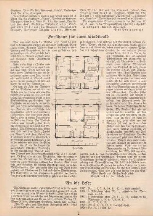 An die Leser