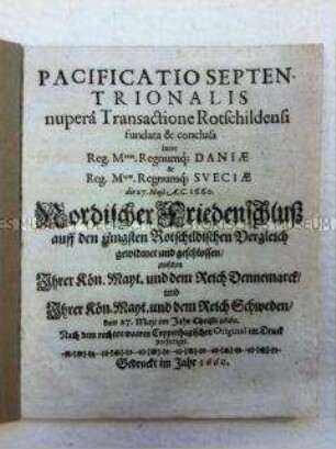 Frieden von Kopenhagen 1660