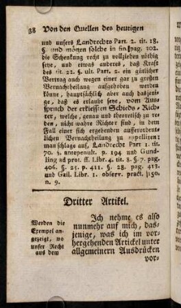 38-120, Dritter Artickel