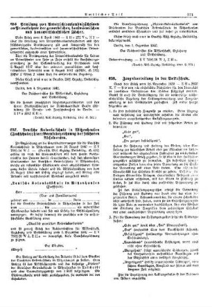 Zeugniserteilung in der Volksschule : [Erziehung] ; [Für das Reich] ; [Amtliche Erlasse] ; [Amtlicher Teil]