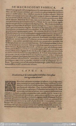 Caput X. De coelo tertio, et de variis ejusdem nomibus; Cur insima haecregio coelum dectatur?