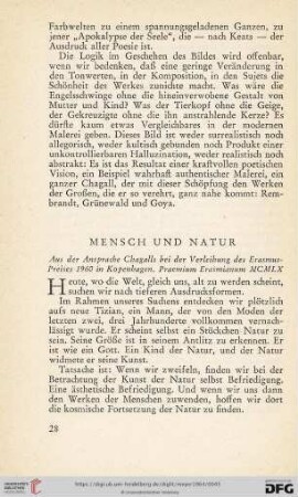 Mensch und Natur