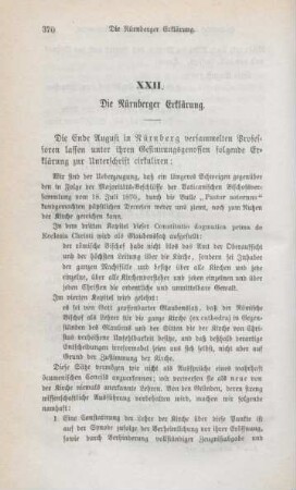 370-378 Die Nürnberger Erklärung