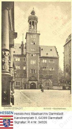 Darmstadt, Schloss / Glockenbau mit Glockenspiel