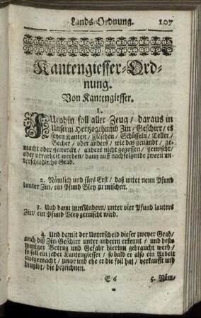 Kantengiesser-Ordnung. Tit. LV. [ - ] Tit. LVI.
