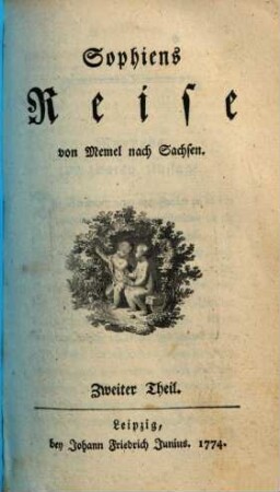 Sophiens Reise von Memel nach Sachsen, 2