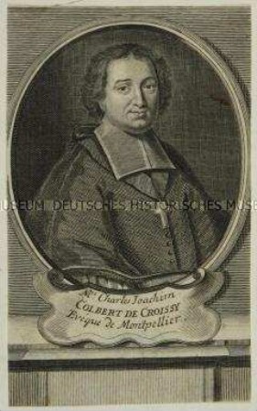 Porträt des Bischofs von Montpellier, Charles-Joachim Colbert de Croissy