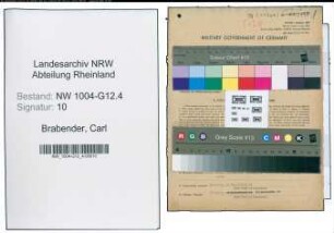Entnazifizierung Carl Brabender , geb. 11.07.1897 (Ingenieur)
