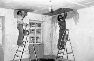 Studentenzentrum Z 10 in der Zähringer Straße 10. Beginn der Ausbau- und Renovierungsarbeiten