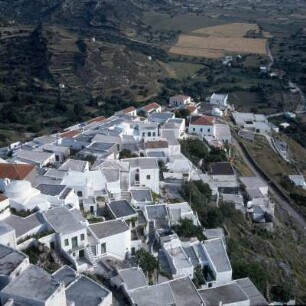 Skyros, Flachdächer der Chora