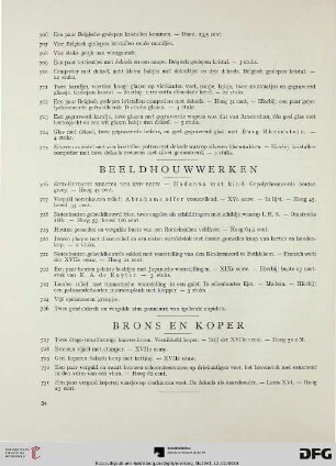 Beeldhouwwerken (Nr. 716-726)