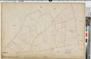 Ochtrup (Ochtrup), Flurbereinigung Bauerschaft Weiner, Bl. 11 Zuteilungskarte Ochtrup Flur 52