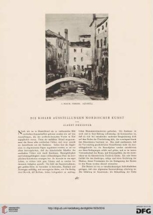Die Kieler Ausstellungen Nordischer Kunst