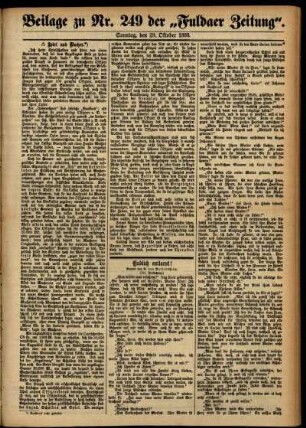 Zweite Ausgabe vom Sonntag, den 29. Oktober 1893.