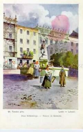 Ansicht des Sobieski-Hauses in Lemberg