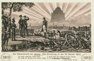 Die Völkerschlacht bei Leipzig; zur Erinnerung an den 18. Oktober 1813 ; 1813 - 1913