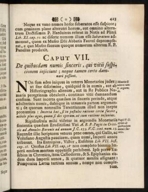 423-434, Caput VII.