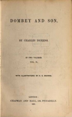 Works of Charles Dickens. 14, Dombey and son ; 2