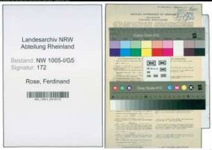 Entnazifizierung Ferdinand Rose , geb. 17.06.1889 (Bergmann)