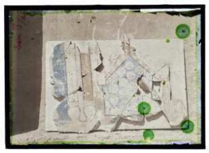 Malereien: al-Dschausaq al-Chaqani, Harem, Fragment einer Gewandfigur