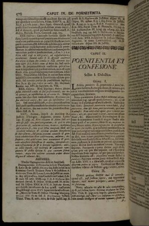 Caput IX. Poenitentia Et Confesione.
