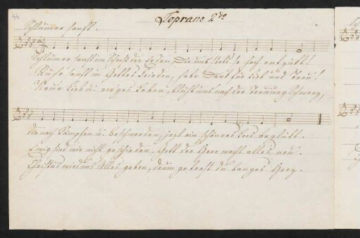 Schlummre sanft; As-Dur, Soprano II