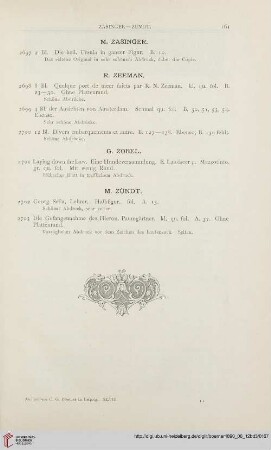 [Z] (Nr. 2697 - 2703)