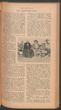 Las golondrinas : Firmas españolas
